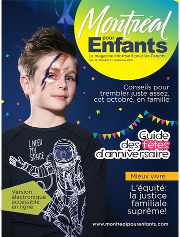 Automne 2016, Guide des Fête d'anniversaire 2016