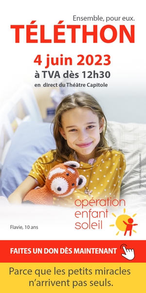 Opération Enfant Soleil 6 mai au 6 juin 2023